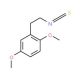 2,5-Dimethoxyphenethyl isothiocyanate (CAS 56771-74-5) - chemical structure image