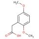(2,5-Dimethoxyphenyl)acetic acid (CAS 1758-25-4) - chemical structure image