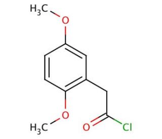 (2,5-Dimethoxyphenyl)acetyl chloride (CAS 52711-92-9) - chemical structure image