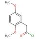 (2,5-Dimethoxyphenyl)acetyl chloride (CAS 52711-92-9) - chemical structure image