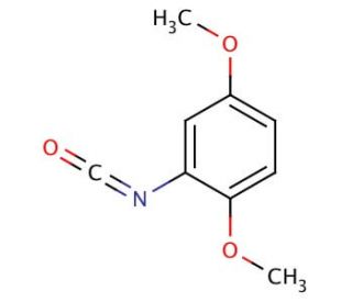 2,5-Dimethoxyphenyl isocyanate (CAS 56309-62-7) - chemical structure image
