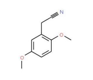 2,5-Dimethoxyphenylacetonitrile (CAS 18086-24-3) - chemical structure image