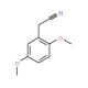 2,5-Dimethoxyphenylacetonitrile (CAS 18086-24-3) - chemical structure image