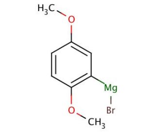 2,5-Dimethoxyphenylmagnesium bromide solution (CAS 62890-98-6) - chemical structure image