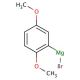 2,5-Dimethoxyphenylmagnesium bromide solution (CAS 62890-98-6) - chemical structure image