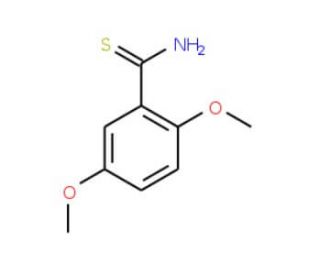 2,5-Dimethoxythiobenzamide (CAS 351065-79-7) - chemical structure image