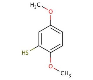 2,5-Dimethoxythiophenol (CAS 1483-27-8) - chemical structure image
