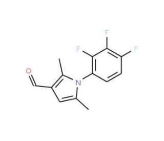 2,5-dimethyl-1-(2,3,4-trifluorophenyl)-1H-pyrrole-3-carbaldehyde - chemical structure image