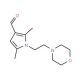 2,5-Dimethyl-1-(2-morpholin-4-yl-ethyl)-1H-pyrrole-3-carbaldehyde - chemical structure image