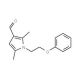2,5-Dimethyl-1-(2-phenoxy-ethyl)-1H-pyrrole-3-carbaldehyde - chemical structure image