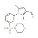 2,5-Dimethyl-1-[3-(morpholine-4-sulfonyl)-phenyl]-1H-pyrrole-3-carbaldehyde - chemical structure image