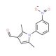 2,5-dimethyl-1-(3-nitrophenyl)-1H-pyrrole-3-carbaldehyde (CAS 423753-42-8) - chemical structure image