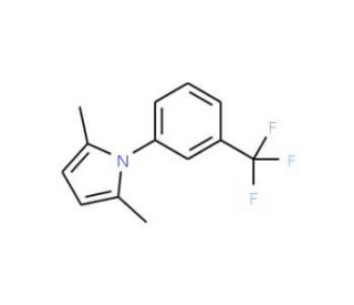 2,5-Dimethyl-1-(3-trifluoromethyl-phenyl)-1H-pyrrole (CAS 570-04-7) - chemical structure image