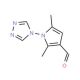 2,5-Dimethyl-1-(4H-1,2,4-triazol-4-yl)-1H-pyrrole-3-carbaldehyde (CAS 453557-49-8) - chemical structure image