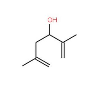 2,5-Dimethyl-1,5-hexadien-3-ol (CAS 17123-63-6) - chemical structure image