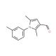 2,5-Dimethyl-1-m-tolyl-1H-pyrrole-3-carbaldehyde (CAS 423749-16-0) - chemical structure image