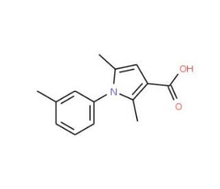 2,5-Dimethyl-1-m-tolyl-1H-pyrrole-3-carboxylic acid - chemical structure image