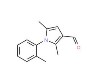 2,5-Dimethyl-1-o-tolyl-1H-pyrrole-3-carbaldehyde (CAS 119673-47-1) - chemical structure image