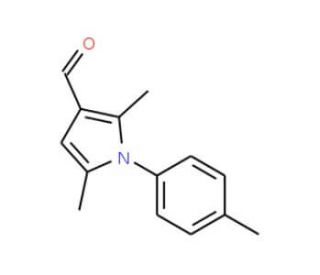 2,5-Dimethyl-1-p-tolyl-1H-pyrrole-3-carbaldehyde (CAS 327060-71-9) - chemical structure image