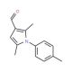 2,5-Dimethyl-1-p-tolyl-1H-pyrrole-3-carbaldehyde (CAS 327060-71-9) - chemical structure image