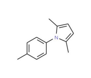 2,5-Dimethyl-1-p-tolyl-1H-pyrrole (CAS 32411-27-1) - chemical structure image