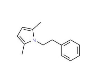 2,5-Dimethyl-1-phenethyl-1H-pyrrole (CAS 50691-34-4) - chemical structure image