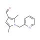 2,5-Dimethyl-1-pyridin-2-ylmethyl-1H-pyrrole-3-carbaldehyde - chemical structure image