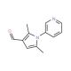 2,5-Dimethyl-1-pyridin-3-yl-1H-pyrrole-3-carbaldehyde (CAS 35711-47-8) - chemical structure image