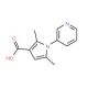 2,5-dimethyl-1-pyridin-3-yl-1H-pyrrole-3-carboxylic acid - chemical structure image