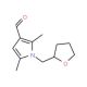 2,5-dimethyl-1-(tetrahydrofuran-2-ylmethyl)-1H-pyrrole-3-carbaldehyde (CAS 790263-33-1) - chemical structure image