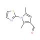 2,5-Dimethyl-1-thiazol-2-yl-1H-pyrrole-3-carbaldehyde - chemical structure image