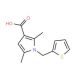 2,5-dimethyl-1-(thien-2-ylmethyl)-1H-pyrrole-3-carboxylic acid (CAS 306936-14-1) - chemical structure image