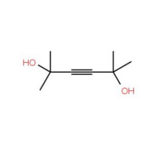 2,5-Dimethyl-3-hexyne-2,5-diol, dl + meso (CAS 142-30-3) - chemical structure image