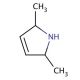 2,5-Dimethyl-3-pyrroline, mixture of cis and trans (CAS 59480-92-1) - chemical structure image