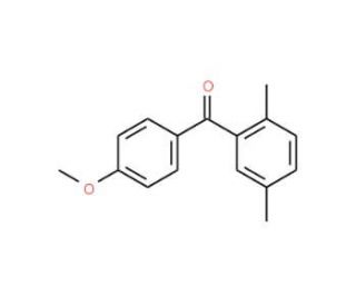 2,5-Dimethyl-4&prime;-methoxybenzophenone (CAS 22996-47-0) - chemical structure image