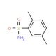 2,5-Dimethyl-benzenesulfonamide (CAS 6292-58-6) - chemical structure image