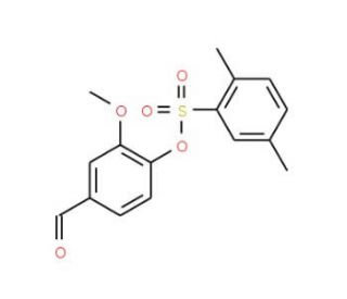 2,5-Dimethyl-benzenesulfonic acid 4-formyl-2-methoxy-phenyl ester - chemical structure image