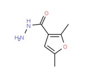 2,5-Dimethyl-furan-3-carboxylic acid hydrazide (CAS 159881-93-3) - chemical structure image