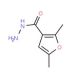 2,5-Dimethyl-furan-3-carboxylic acid hydrazide (CAS 159881-93-3) - chemical structure image