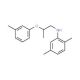 2,5-Dimethyl-N-[2-(3-methylphenoxy)propyl]aniline - chemical structure image