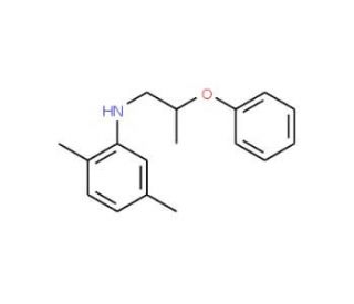 2,5-Dimethyl-N-(2-phenoxypropyl)aniline - chemical structure image