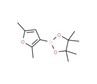 2,5-Dimethylfuran-3-boronic acid, pinacol ester (CAS 1025718-96-0) - chemical structure image