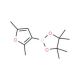 2,5-Dimethylfuran-3-boronic acid, pinacol ester (CAS 1025718-96-0) - chemical structure image