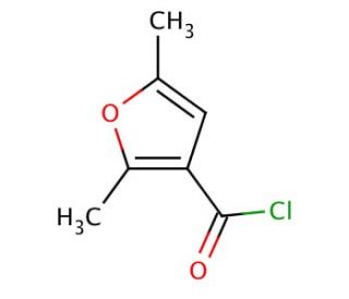2,5-Dimethylfuran-3-carbonyl chloride (CAS 50990-93-7) - chemical structure image