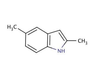 2,5-Dimethylindole (CAS 1196-79-8) - chemical structure image