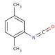 2,5-Dimethylphenyl isocyanate (CAS 40397-98-6) - chemical structure image