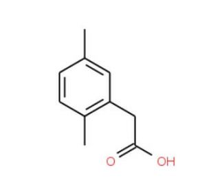 2,5-Dimethylphenylacetic acid (CAS 13612-34-5) - chemical structure image