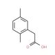 2,5-Dimethylphenylacetic acid (CAS 13612-34-5) - chemical structure image