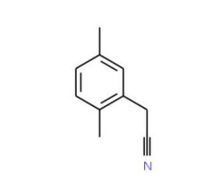 2,5-Dimethylphenylacetonitrile (CAS 16213-85-7) - chemical structure image