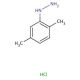 2,5-Dimethylphenylhydrazine hydrochloride (CAS 56737-78-1) - chemical structure image